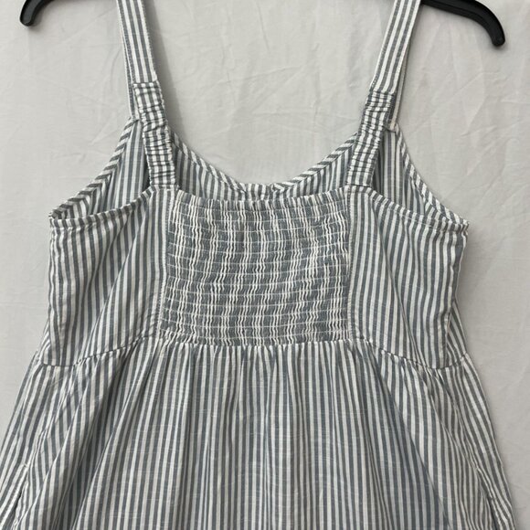 Isabel & Ingrid Dress Striped Blue White Sleeveless Size Small NWT - Picture 11 of 13